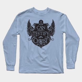 I Can Testify of Christ Long Sleeve T-Shirt